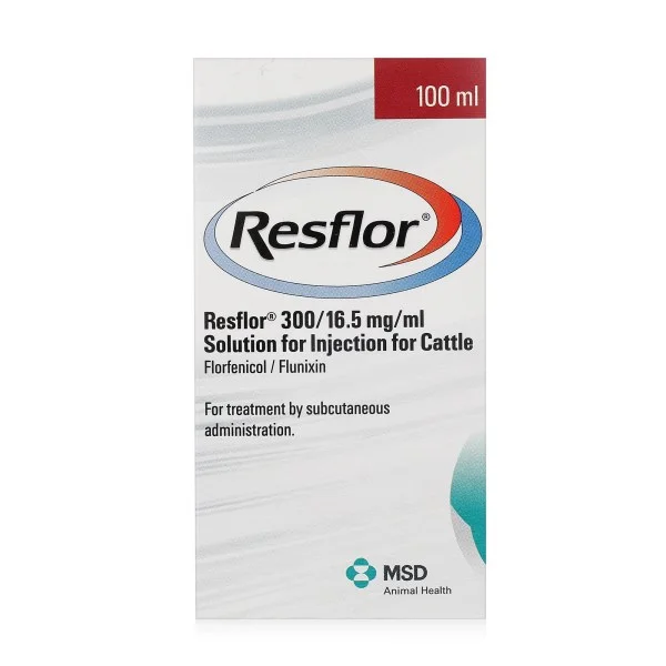 Buy Resflor 100ml Injection Online - Equines Vet Care