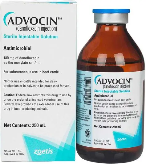 Advocin (danofloxacin) Antimicrobial for Beef Cattle