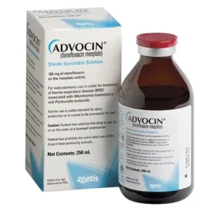Advocin (Danofloxacin) 250ML Buy Advocin (Danofloxacin) Antimicrobial for Beef Cattle 250ml Online